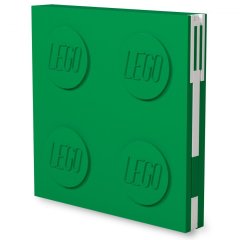 Блокнот с ручкой LEGO Stationery Deluxe зеленый 4003064-52443