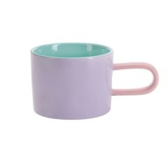 Кружка для напитков лаванд./мята/розовая, Ø8см, MISS ETOIL 4976516