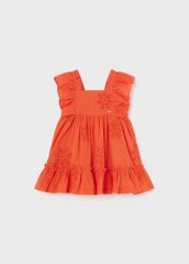 Платье короткий рукав 4D, р.80 Оранжевый Mayoral 1913