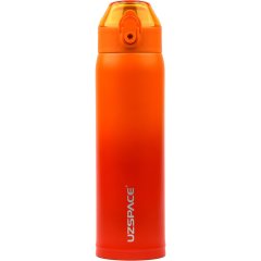 Термочашка для напитков UZSPACE X4 Gradient 500 мл оранжево-красная UzSpace 4201, Оранжевый