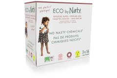 Органические влажные салфетки без запаха Eco by Naty 3х56 245050 7330933245050