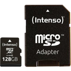 Карта памяти Intenso Micro SD Card Class 10 128GB SDXC 3413491