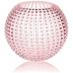 Ваза для цветов Rosaline Hobnail большая розовая, 3000 мл KLIMCHI 8460/24-72/27