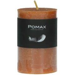 Свеча POMAX, воск, ⌀7xH10 см, кор-терракот, арт.Q218-RUS