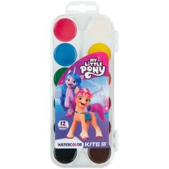 Краски акварельные, 12 цветов My Little Pony KITE LP23-061