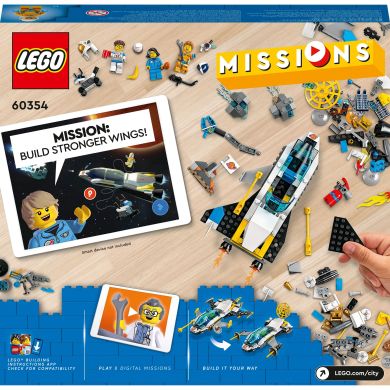 Конструктор Місії дослідження Марсу на космічному кораблі LEGO City 60354