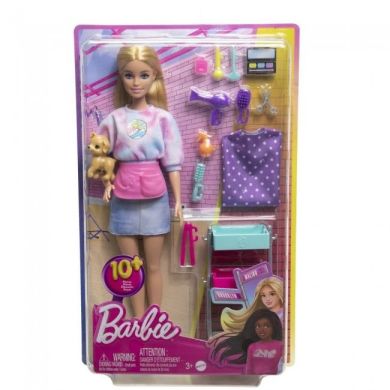 Лялька Barbie Малібу Стилістка HNK95