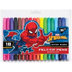 Фломастеры 18 цветов Marvel Spiderman YES 650497