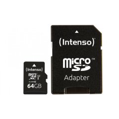 Карта памяти Intenso Micro SD Card UHS-I 64GB SDXC 3423490