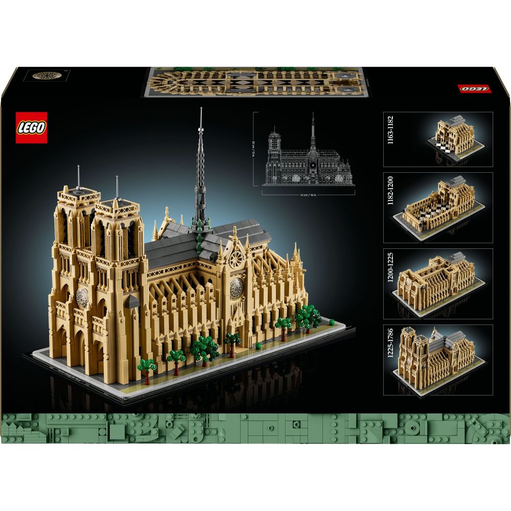 Купить Конструктор Нотр-Дам-де-Пари LEGO Architecture 21061 ➜ Курьерская  доставка по Одессе. ➜ Доставка по Украине. ☎ 0 (800) 330-070, (099)  33-507-12