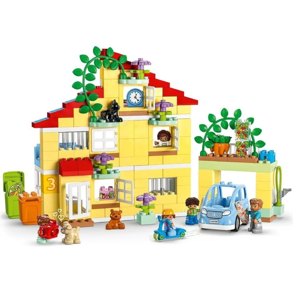 Купить Конструктор LEGO Семейный дом 3 в 1 DUPLO Town 10994 ➜ Курьерская  доставка по Одессе. ➜ Доставка по Украине. ☎ 0 (800) 330-070, (099)  33-507-12