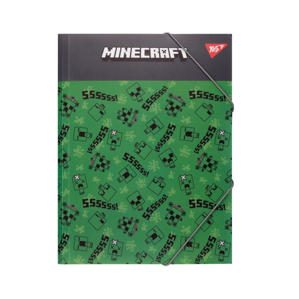 Купить Папка Yes A4 на резинке Minecraft. Creepers 492214 ➜ Курьерская  доставка по Одессе. ➜ Доставка по Украине. ☎ 0 (800) 330-070, (099)  33-507-12