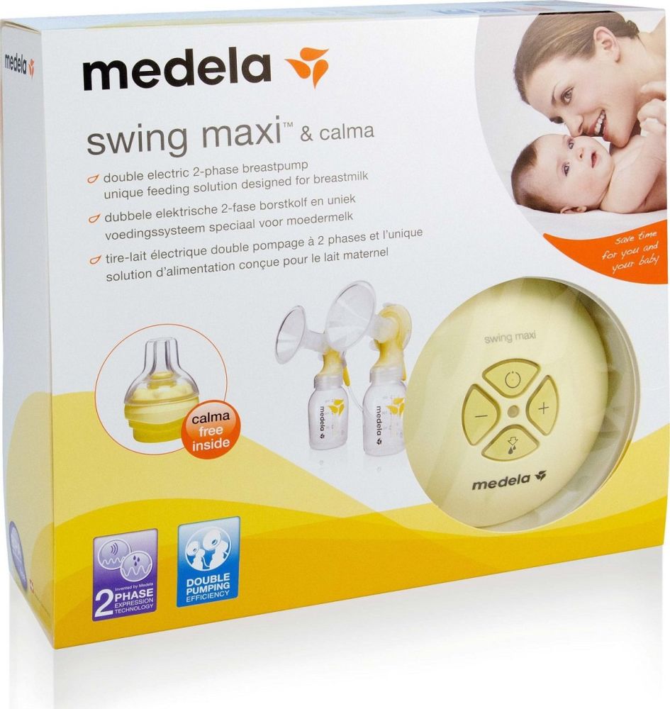 Купить Электронный молокоотсос Medela Swing maxi 2-в-1 двухфазный 040.0013  ➜ Курьерская доставка по Одессе. ➜ Доставка по Украине. ☎ 0 (800) 330-070,  (099) 33-507-12