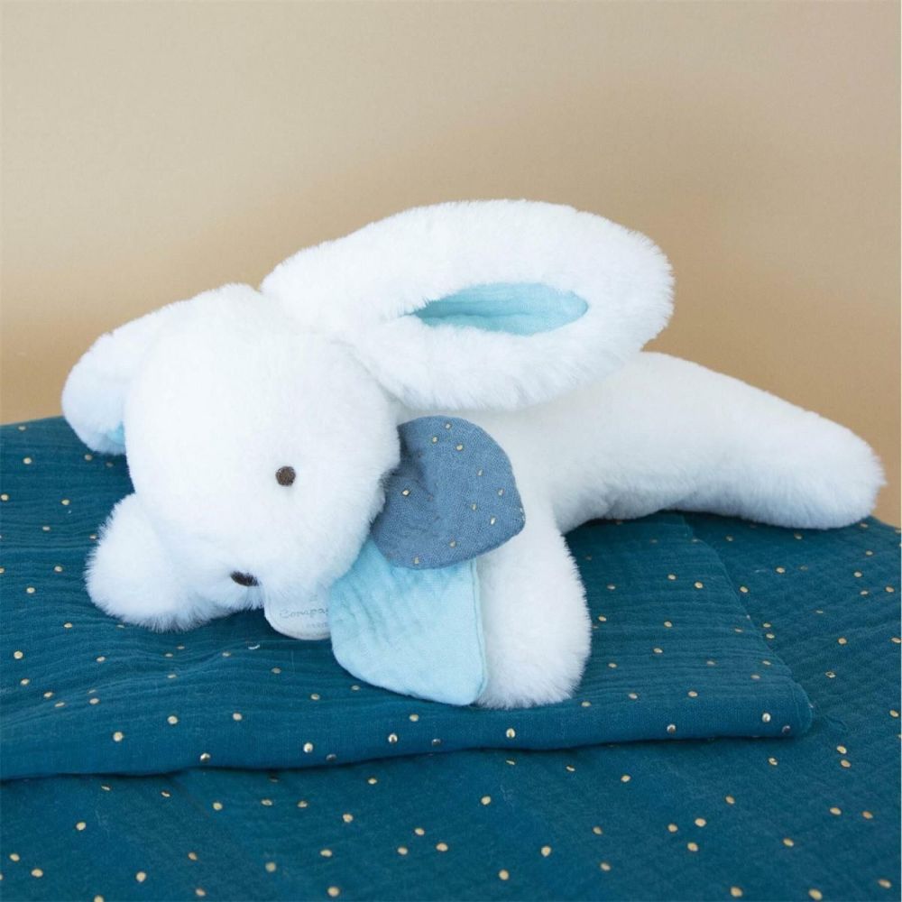 Мягкая игрушка DouDou Зайка Счастливый ПОП, 25 см в коробке