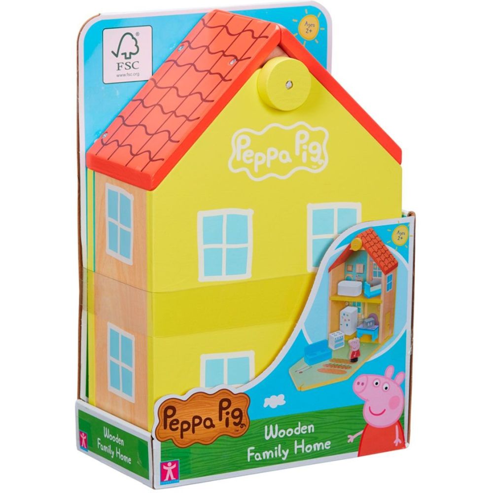 Купить Деревянный игровой набор Peppa Дом Пеппы Peppa Wooden 7213 ➜  Курьерская доставка по Одессе. ➜ Доставка по Украине. ☎ 0 (800) 330-070,  (099) 33-507-12