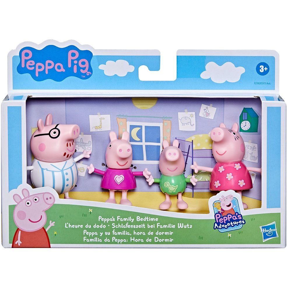 Купить Набор фигурок Peppa Дружественная семья Пеппи Пижамная вечеринка  Peppa Figurines F2192 ➜ Курьерская доставка по Одессе. ➜ Доставка по  Украине. ☎ 0 (800) 330-070, (099) 33-507-12