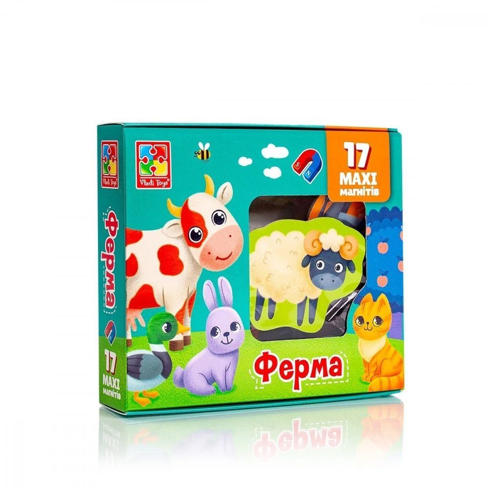 Купить Игра настольная Vladi Toys Набор магнитов Ферма VT3106-24 ➜  Курьерская доставка по Одессе. ➜ Доставка по Украине. ☎ 0 (800) 330-070,  (099) 33-507-12