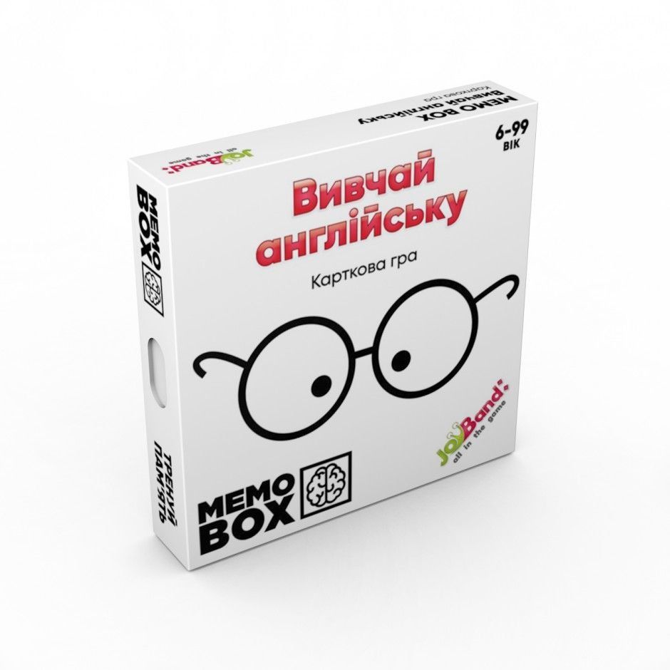 Купить Настольная игра JoyBand MemoBox Изучай Английский MB0004 ➜  Курьерская доставка по Одессе. ➜ Доставка по Украине. ☎ 0 (800) 330-070,  (099) 33-507-12