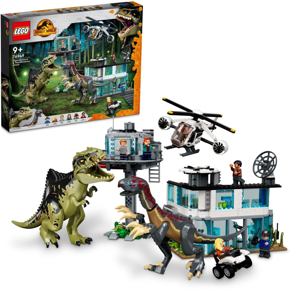 Купить Конструктор Нападение гиганотозавра и терризинозавра LEGO Jurassic  World Парк Юрского периода 810 деталей 76949 ➜ Курьерская доставка по  Одессе. ➜ Доставка по Украине. ☎ 0 (800) 330-070, (099) 33-507-12