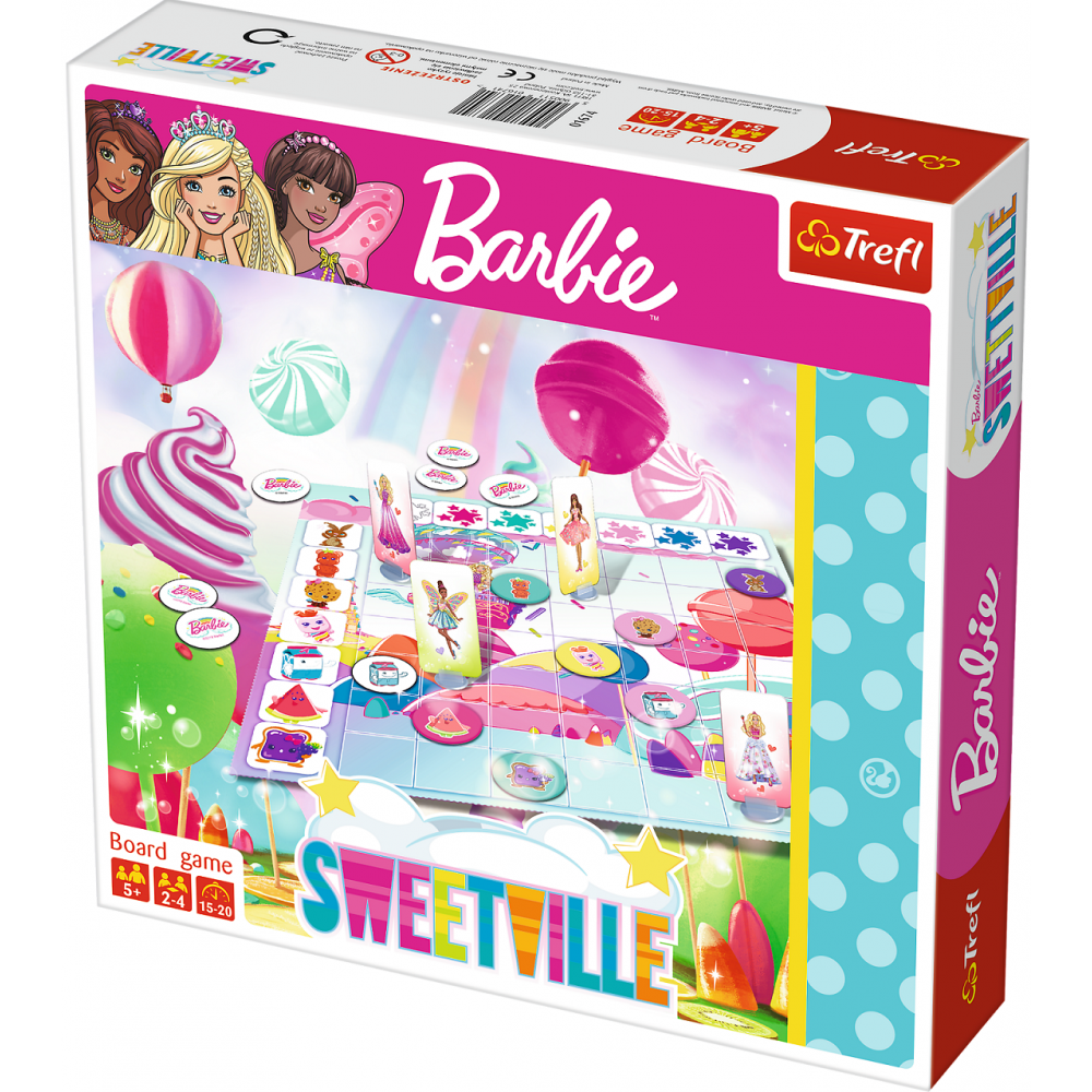 Купить Настольная игра Барби Свитвилл, Mattel Барби Trefl 1674 ➜ Курьерская  доставка по Одессе. ➜ Доставка по Украине. ☎ 0 (800) 330-070, (099)  33-507-12