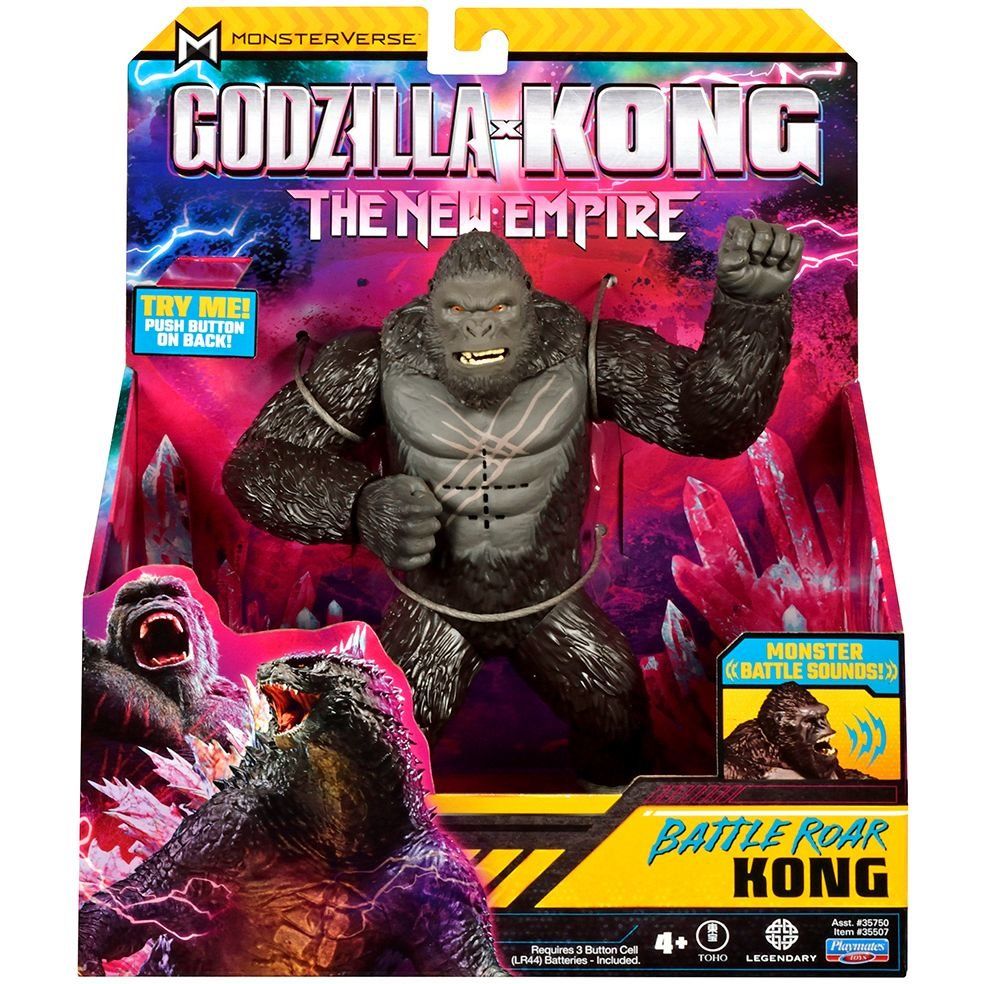 Купить Фигурка GODZILLA X KONG КОНГ ГОТОВ К БОЮ (18 cm, звук) 35507 ➜  Курьерская доставка по Одессе. ➜ Доставка по Украине. ☎ 0 (800) 330-070,  (099) 33-507-12