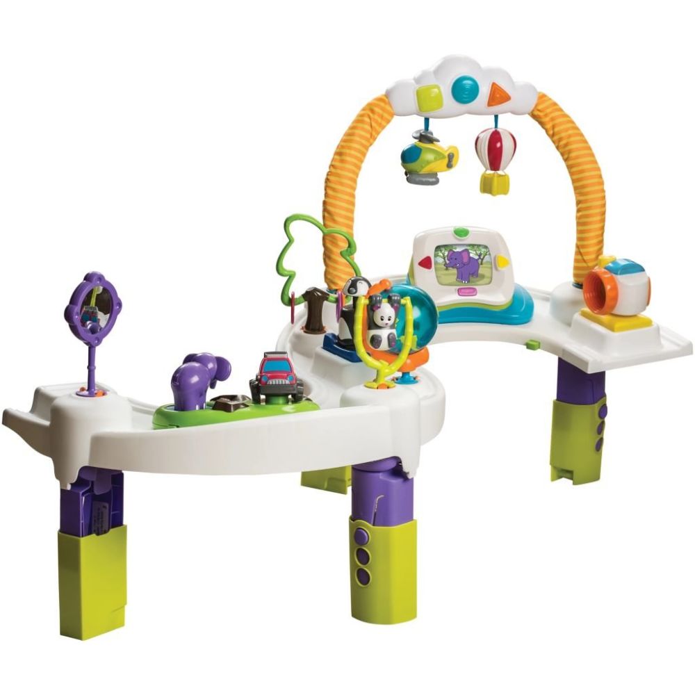 Evenflo ExerSaucer Triple Fun Plus World Explorer 032884190546 . 0 800 330 070 099 33 507 12