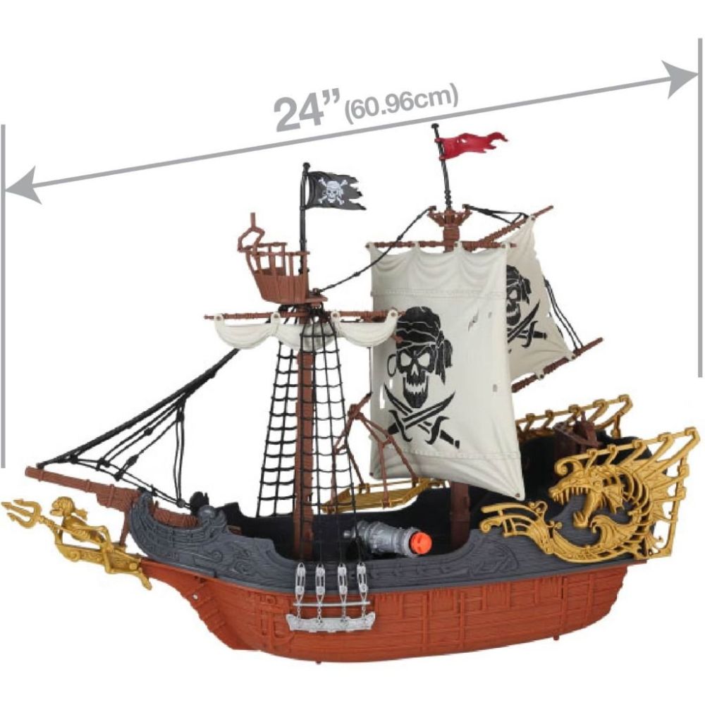 Deluxe captain discount pirate ship playset