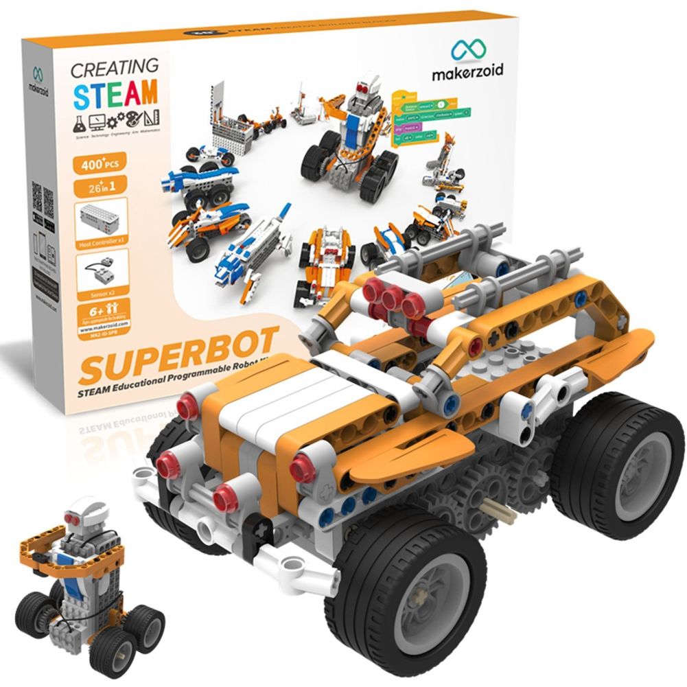 Купить Конструктор Makerzoid Superbot Educational Building Blocks.