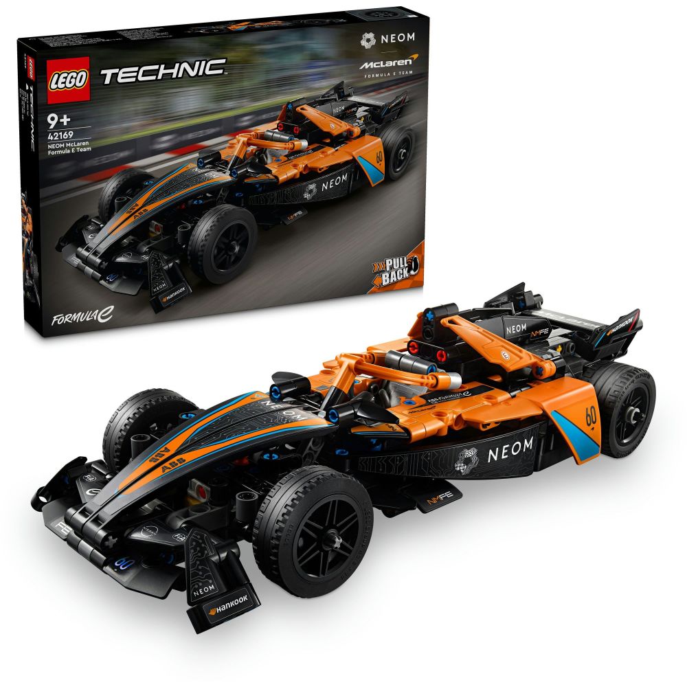 Купить Конструктор Автомобиль для гонки NEOM McLaren Formula E LEGO TECHNIC  42169 ➜ Курьерская доставка по Одессе. ➜ Доставка по Украине. ☎ 0 (800)  330-070, (099) 33-507-12