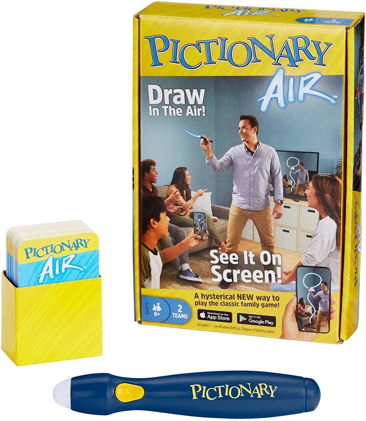 Купить Настольная игра Mattel Games Pictionary Air Рисуй в воздухе англ  GGC71 Курьерская доставка по Одессе. Доставка по Украине. 0 (800) 330-070,  (099) 33-507-12