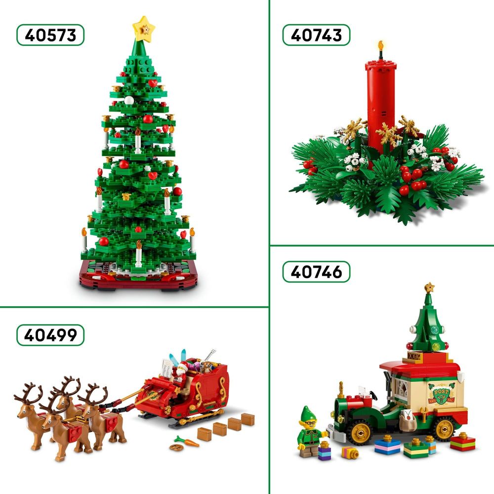 Купить Конструктор Набор рождественских украшений LEGO XMAS 40744