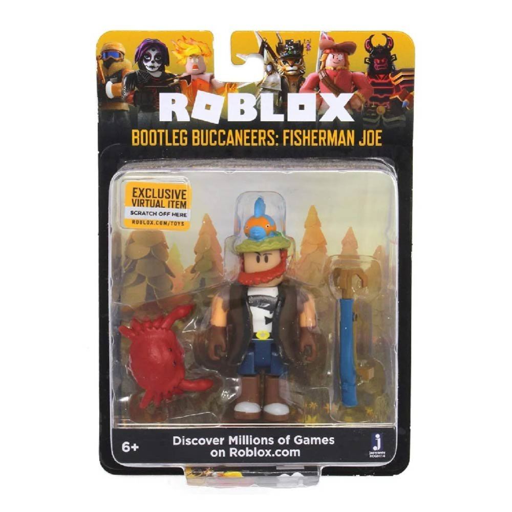 Купить Игровая коллекционная фигурка Roblox Роблокс Рыболов Джо Fisherman  Joe W4 ROG0114 ➜ Курьерская доставка по Одессе. ➜ Доставка по Украине. ☎ 0  (800) 330-070, (099) 33-507-12