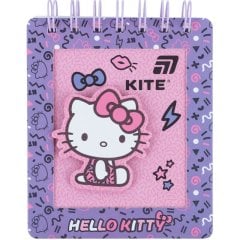 Блокнот вырубка, спираль., 80 л, Hello Kitty-1 Kite HK26-276-1