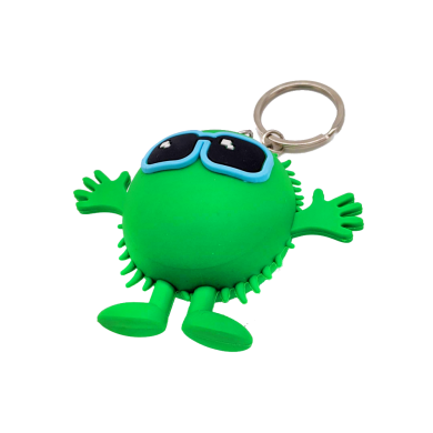 Брелок Tinc зеленый 3D персонаж Hugga Keyring 3DKRHUGR