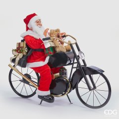 Декор EDG Санта Клаус на мотоциклі H90X120X44 B9 681687,43