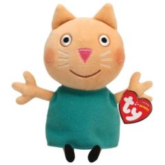 Дитяча іграшка м&rsquo;яконабивна TY Peppa Pig Кенді Кет 15 см, арт. 46178