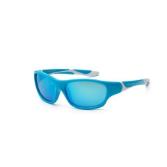 Дитячі сонцезахисні окуляри бірюзово-білі серії Sport (розмір: 3 та ) Koolsun KS-SPBLSH003
