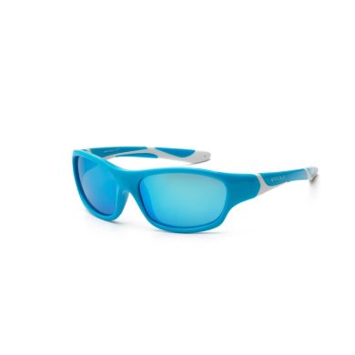 Дитячі сонцезахисні окуляри бірюзово-білі серії Sport (розмір: 6 та ) Koolsun KS-SPBLSH006