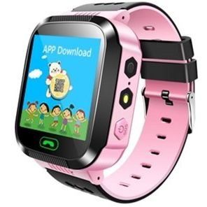 Дитячий годинник-телефон з GPS трекером GOGPS ME К12 рожевий K12PK