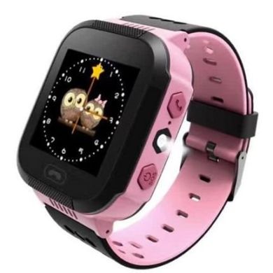Детские часы-телефон с GPS трекером GOGPS ME К12 розовые K12PK
