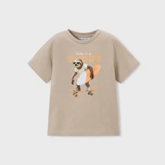 Футболка с принтом для мальчика Mayoral 98 Темно-серые 3064