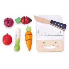 Іграшка з дерева Міні-обробна дошка з овочами Tender Leaf Toys TL8274