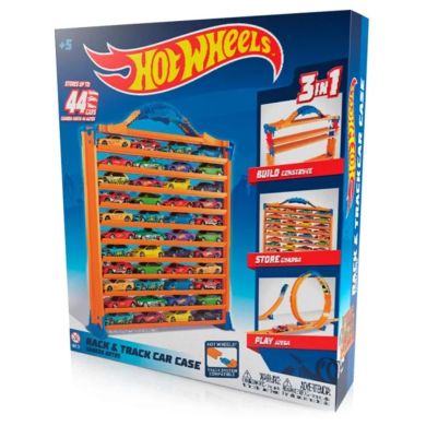 Игровой гараж с дорожками для хранения машинок Hot Wheels HWCC9B