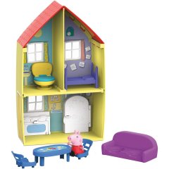 Ігровий набір Peppa Будиночок Пеппи (будиночок з меблями, фігурка Пеппи) F2167
