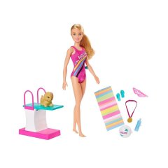 Игровой набор Тренировка в бассейне Barbie Барби GHK23