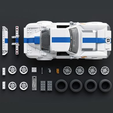 Коллекционная машинка-конструктор Corvette Grand Sport серии Elite Mattel Brick Shop JGR31