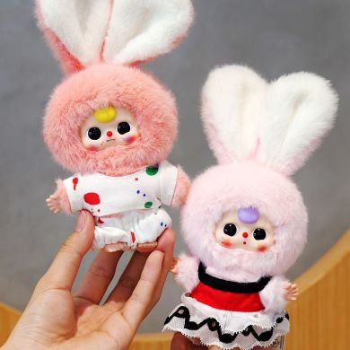 Колекційна м'яка іграшка з кільцем POP TOP Cureplaneta серії Baby Three МАКАРОНЧИКИ (у дисп., в CRP2605