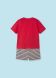 Комплект одягу для хлопчика шорти, футболка короткий рукав 5J, р.98 Червоний Mayoral 3607
