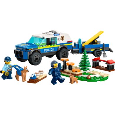 Конструктор LEGO City Мобільний майданчик для дресування поліцейських собак 197 деталей 60369