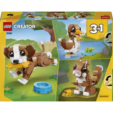 Конструктор LEGO Creator Чарівні тварини: грайливе цуценя 31382